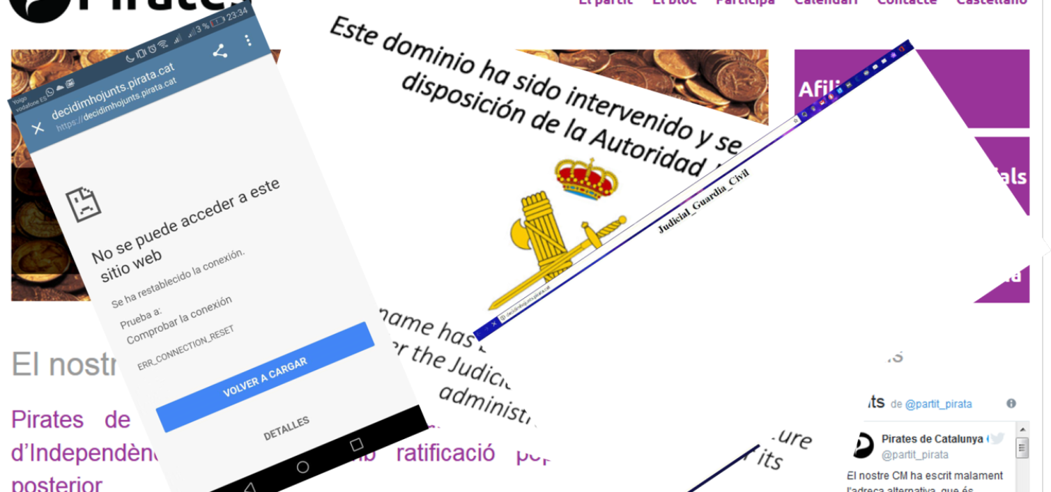 Pirate Parties worldwide support Catalan Pirates against censorship