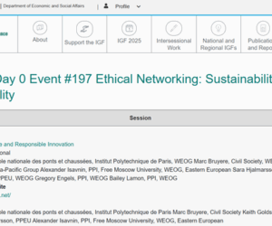 PPI Workshop on Networking Ethics Accepted at IGF on June 23rd in Norway