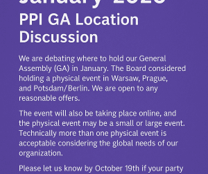 January 2026 PPI GA Location Discussion