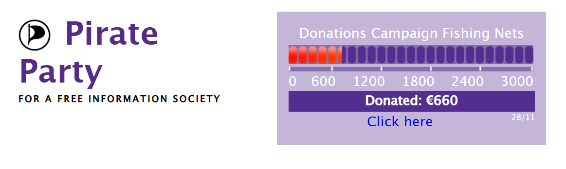 Netting for Ukraine: A Project of the Pirate Party of the Netherlands